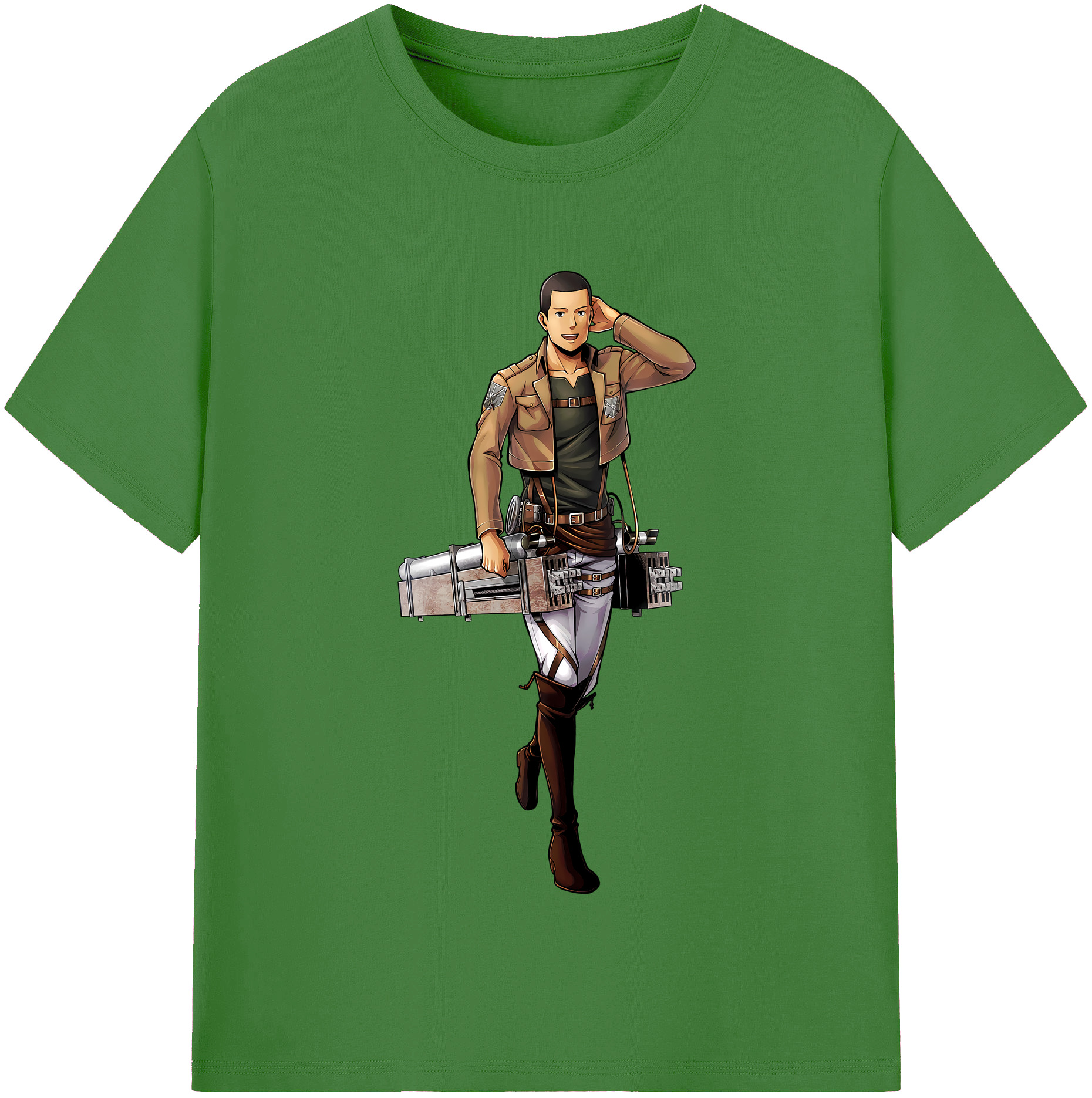 （画像用） 進撃の巨人 Attack on Titan レディースカジュアルプリントTシャツ（綿100％）